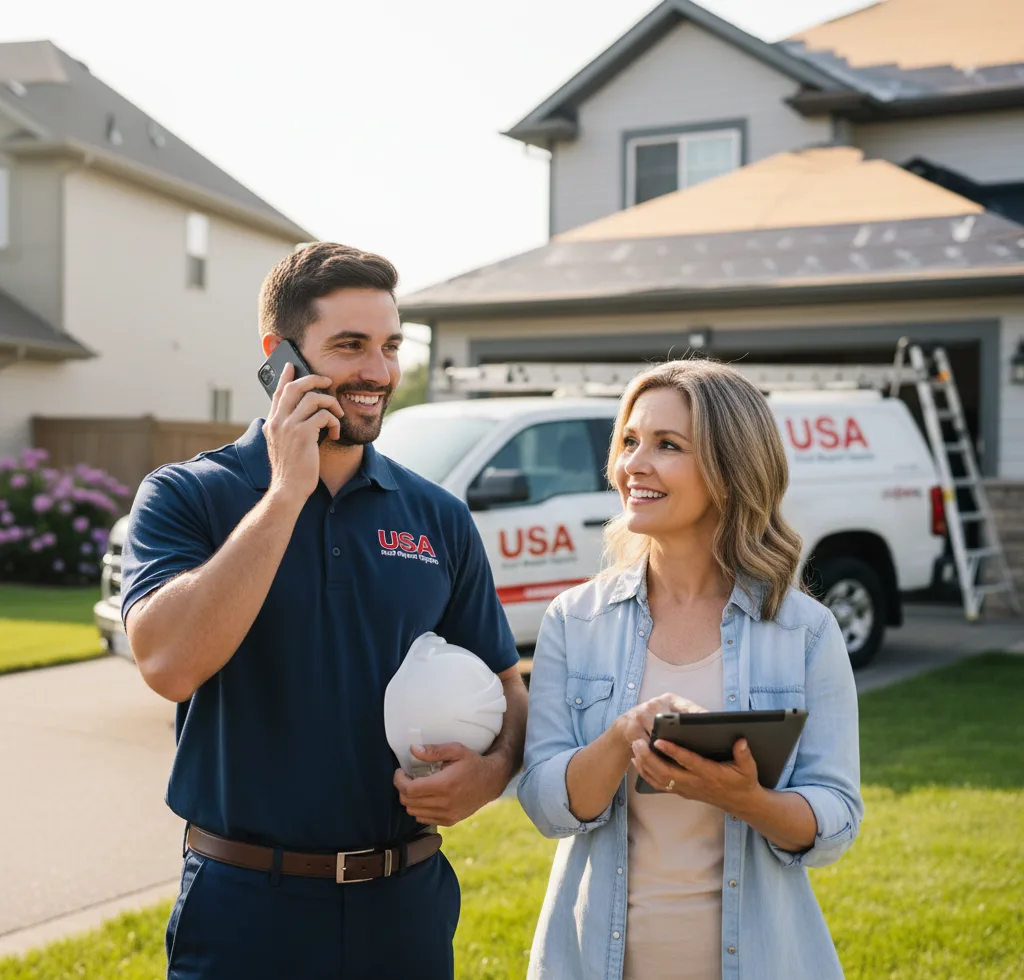 USA Roof Repair Experts customer support in Barney